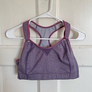 Moving Comfort purple pink Fiona sports bra size 38B